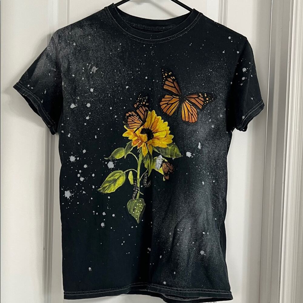 Love Tribe Black Cotton T-Shirt